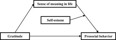 The relationship between gratitude and adolescents’ prosocial behavior: A moderated mediation model